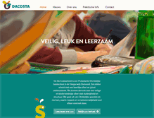 Tablet Screenshot of dacostaschool.nl